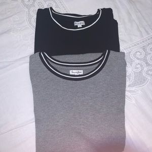 2 Love Fire Cotton Ribbed Dresses. Size Large